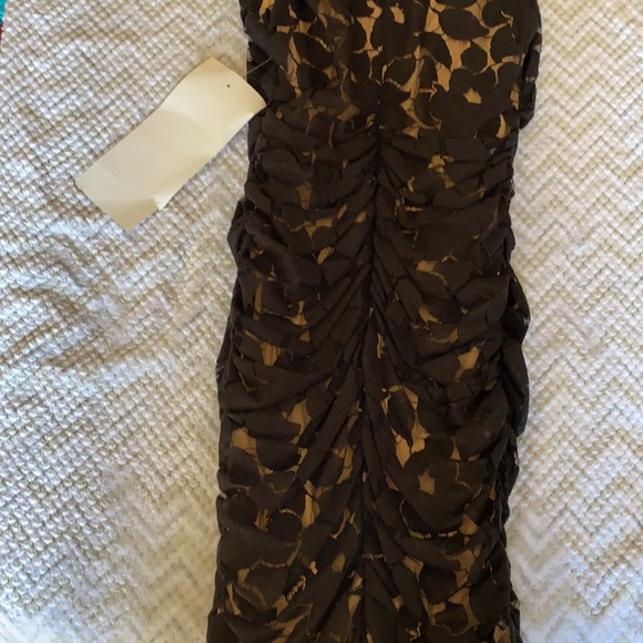 London times dress. NWT. Paid $159.99. Nude/black lace. Knee length. Size 10 - Picture 3 of 5